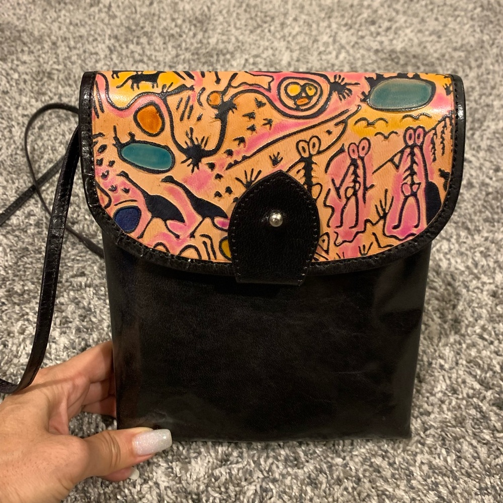 Handmade Colorful Real Leather Ornamental Bag